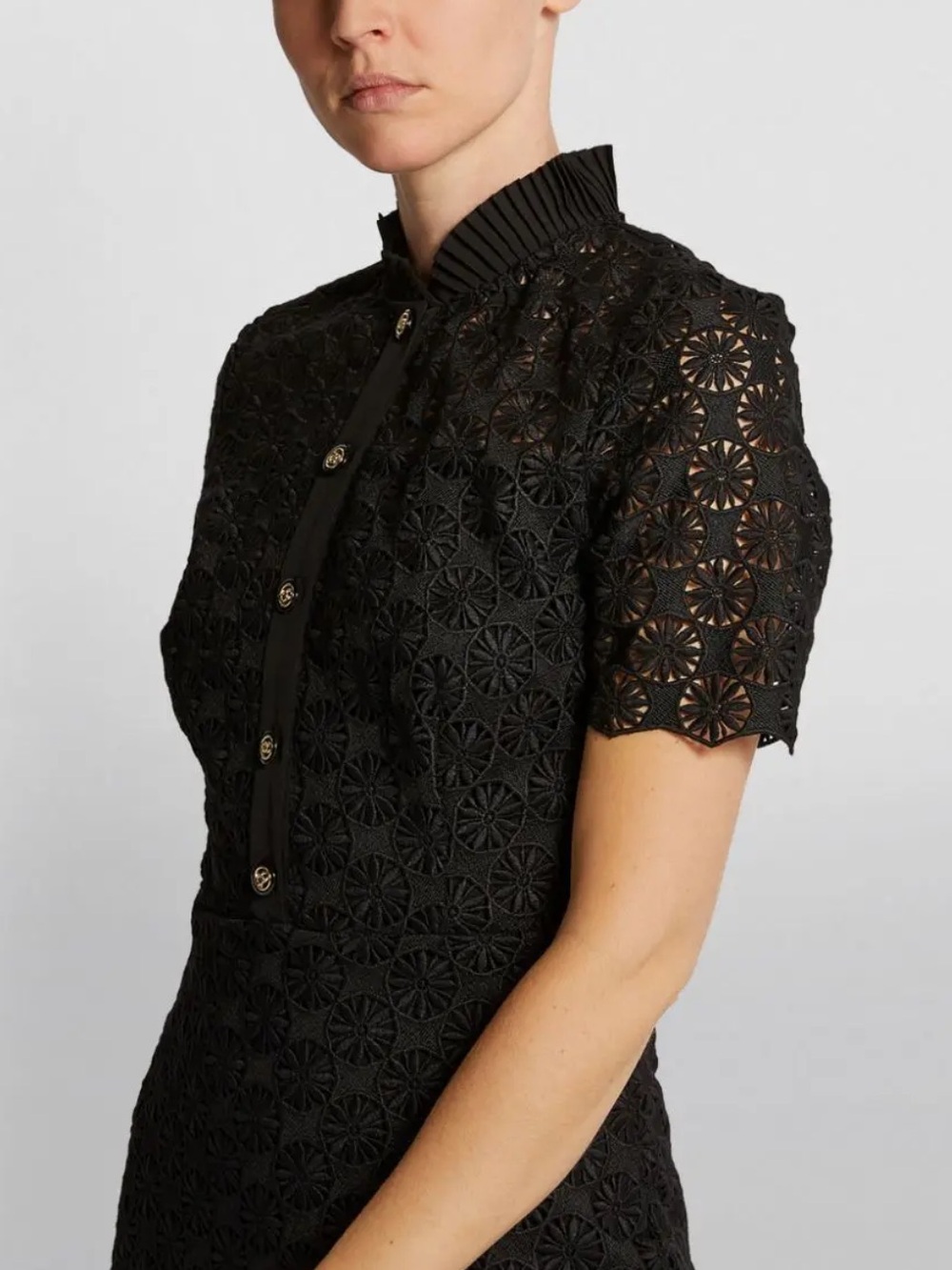 Sandro Black Lace Dress - Picture 2 of 6